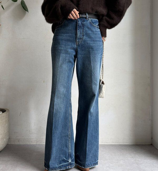  「ルーズフレアデニム」|デニム|