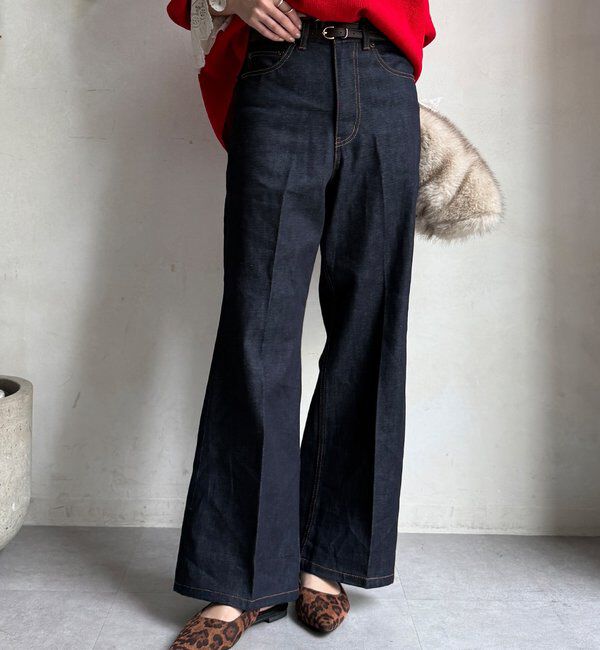  「ルーズフレアデニム」|デニム|