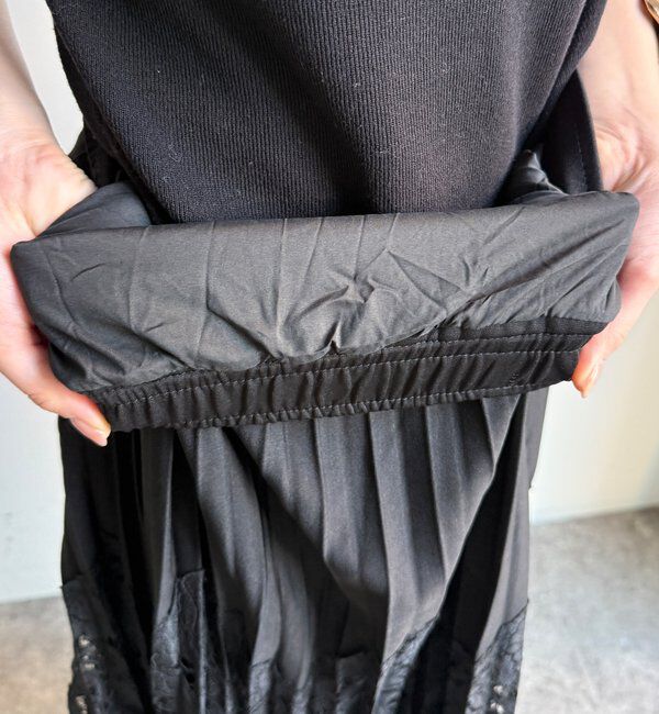  「【WEB限定】レース切替スカート」|スカート|