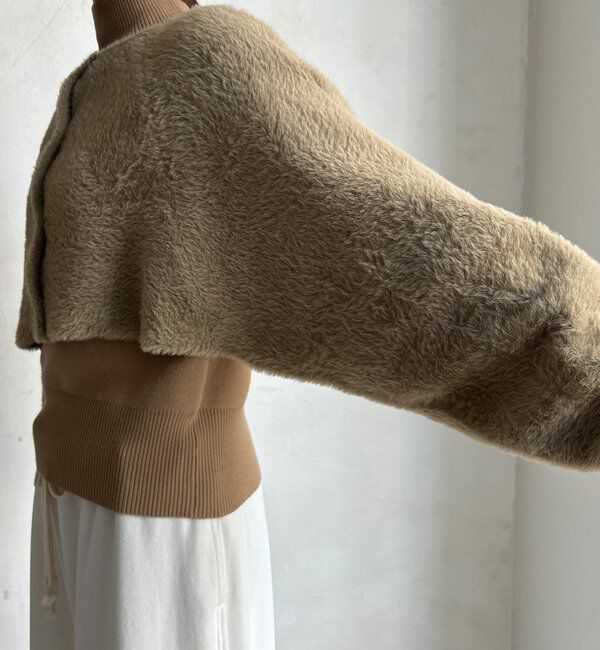  「【セットアイテム/WEB限定】フェザーヤーンカーディガン＋ニット」|ニット・セーター|