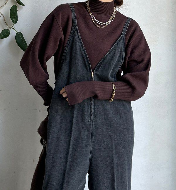  「【セットアイテム/WEB限定】フェザーヤーンカーディガン＋ニット」|ニット・セーター|