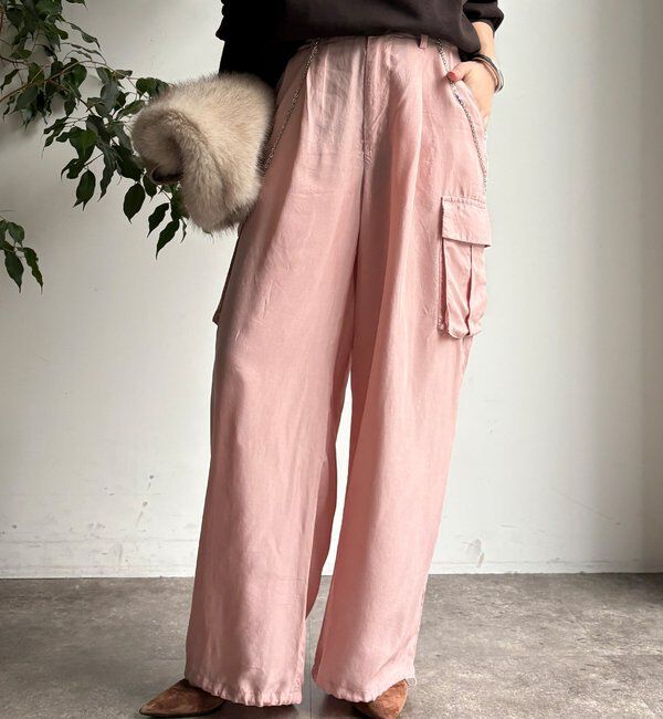  「キュプラカーゴパンツ」|チノ|