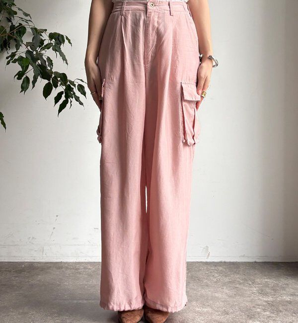  「キュプラカーゴパンツ」|チノ|