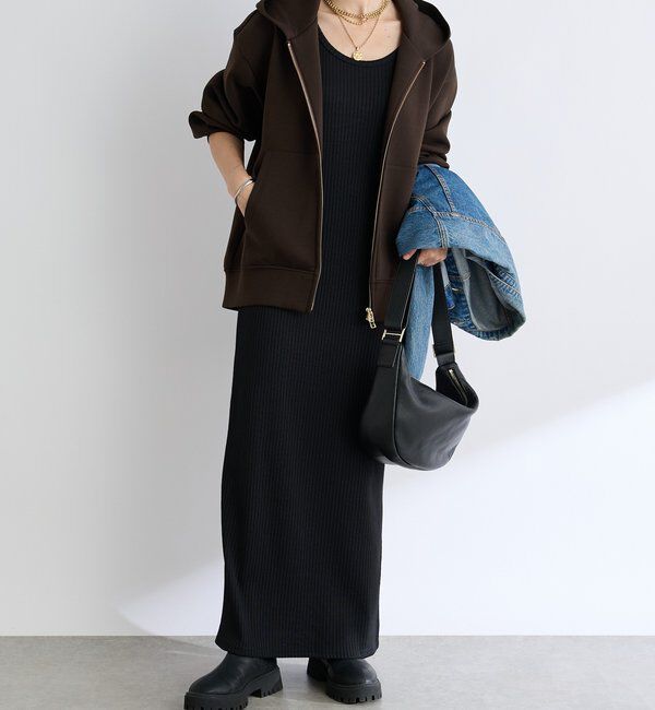  「【マイナス3kg/レビュー高評価☆】2WAYリブタンクワンピース」|ワンピース|