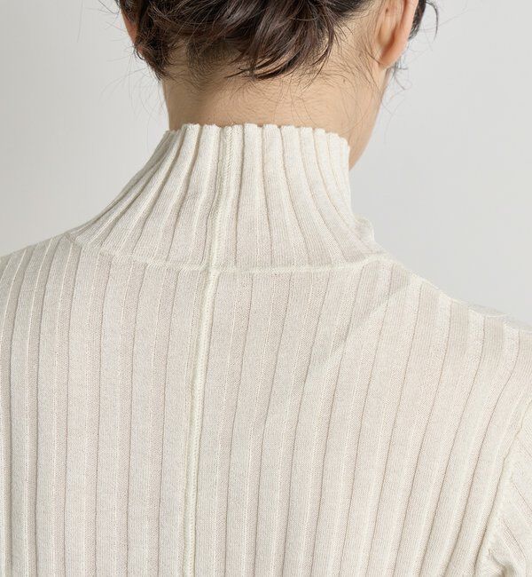  「【新色追加・リバイバル】シルクカシミヤリブニット」|ニット・セーター|
