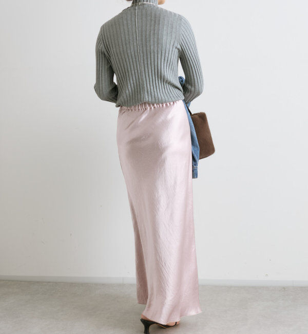  「【新色追加・リバイバル】シルクカシミヤリブニット」|ニット・セーター|