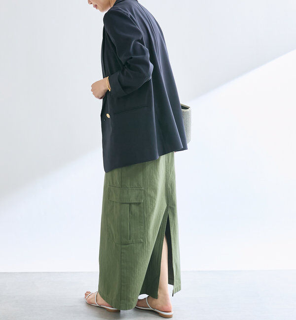  「【オンオフ着れる】ライトピークドラペルジャケット」|テーラードジャケット|