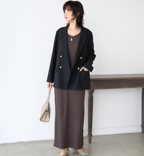  「【オンオフ着れる】ライトピークドラペルジャケット」|テーラードジャケット|