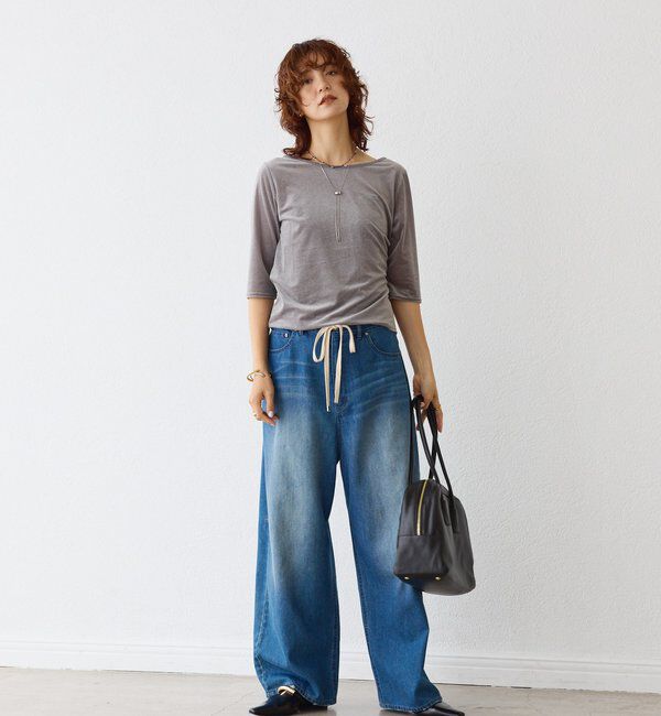  「【柔らかな履き心地】ドロストルーズデニム」|デニム|