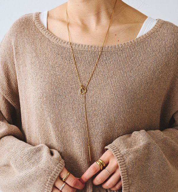  「【R.good（アールドットグッド）】ノットポイントラリエット」|リング|