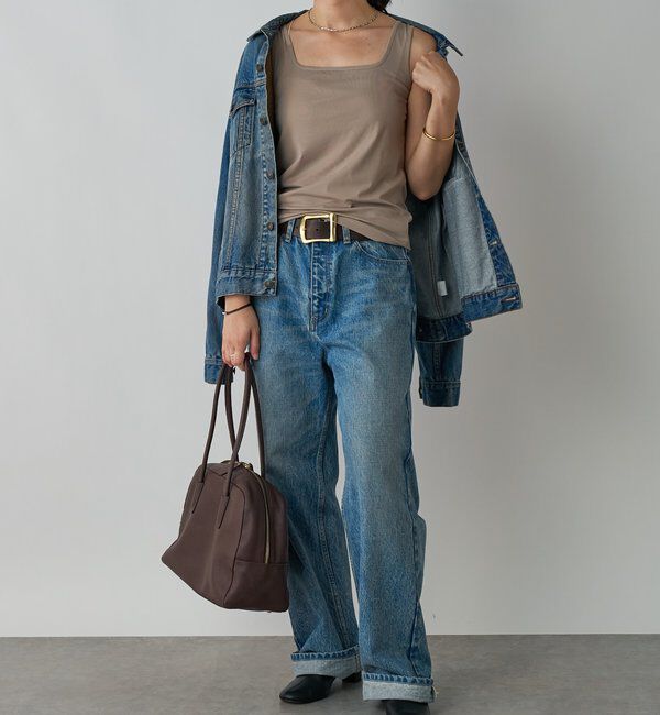  「【MONN.:. （モン）】ゴールドメタルレザーベルト」|ベルト|