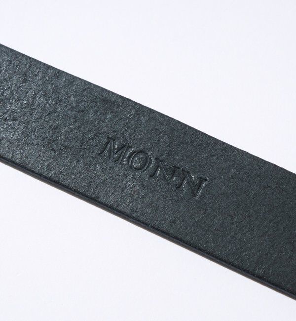  「【MONN.:. （モン）】ゴールドメタルレザーベルト」|ベルト|