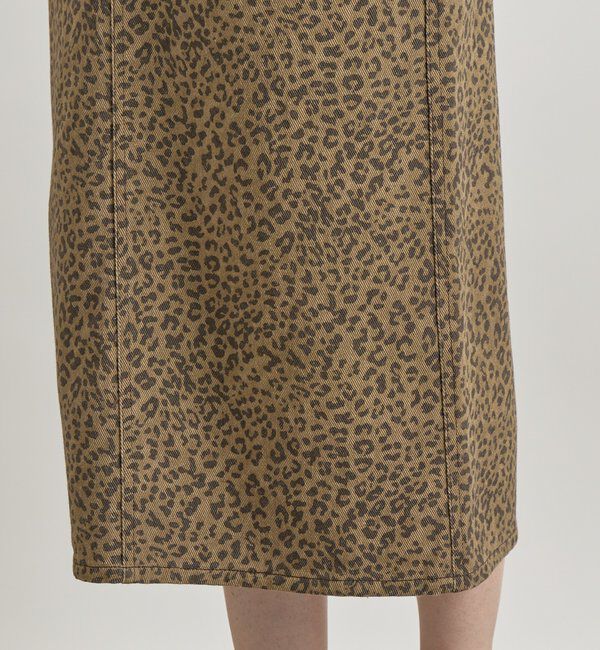  「ローライズレオパードスカート」|スカート|