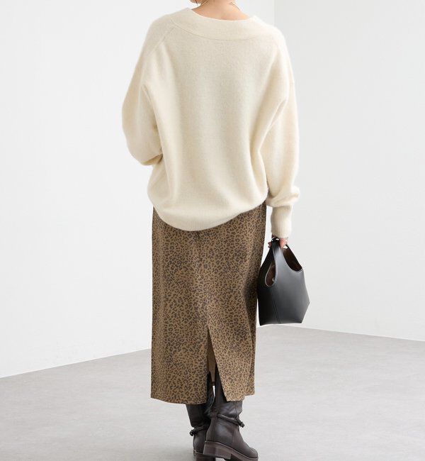  「ローライズレオパードスカート」|スカート|