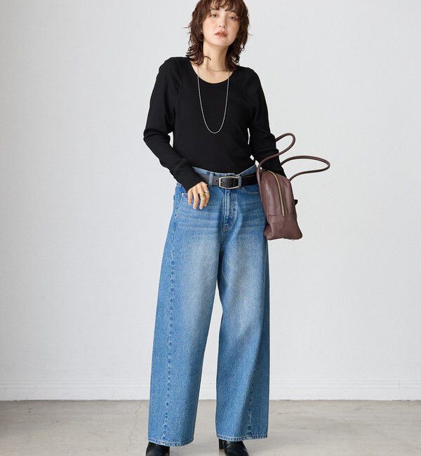  「【MONN.:. （モン）】ブランクバックルレザーベルト」|ベルト|