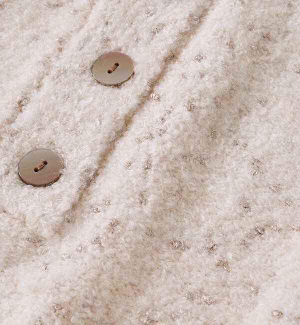  「【キャッチーな編地】ラメノット2wayタートル」|ニット・セーター|