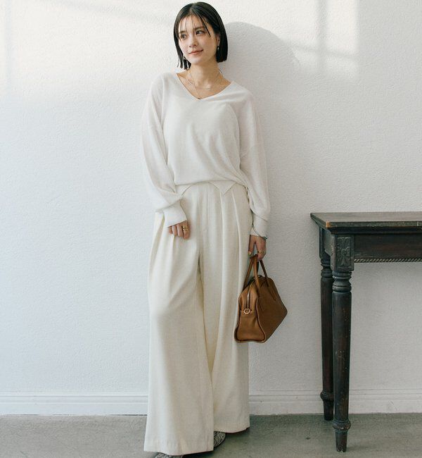  「予約【華やかな煌めき】ペーパースパングルニット」|ニット・セーター|