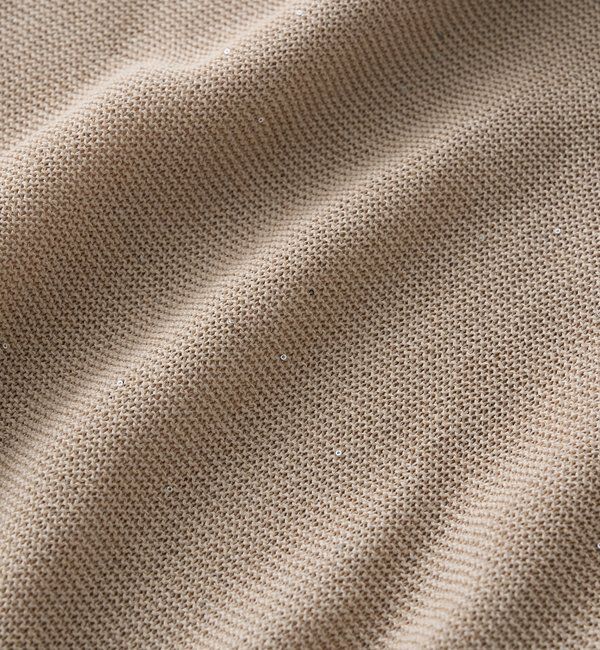  「予約【華やかな煌めき】ペーパースパングルニット」|ニット・セーター|