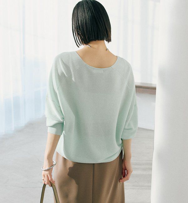  「予約【華やかな煌めき】ペーパースパングルニット」|ニット・セーター|