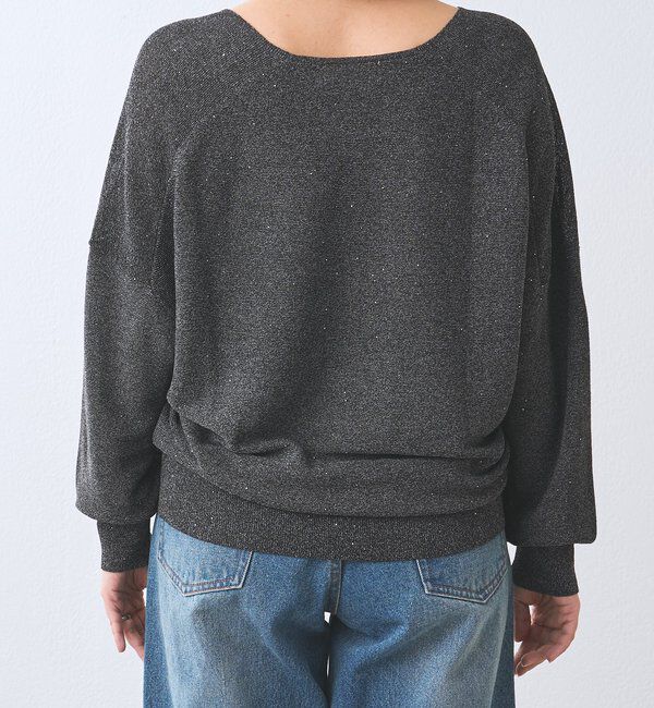  「予約【華やかな煌めき】ペーパースパングルニット」|ニット・セーター|