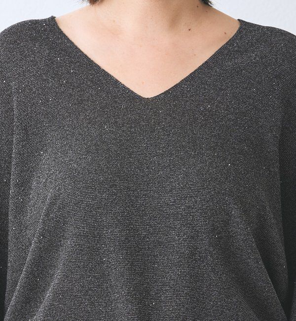  「予約【華やかな煌めき】ペーパースパングルニット」|ニット・セーター|