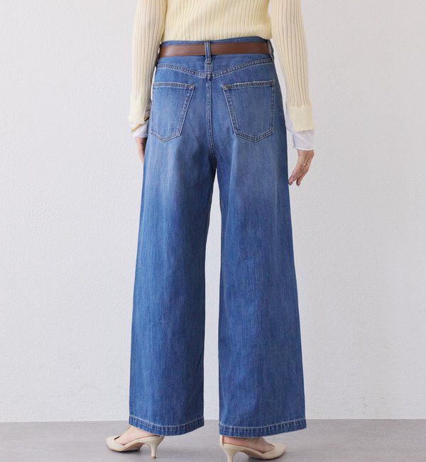  「【RIMH（リムエイチ）】クリーンワイドデニム」|デニム|