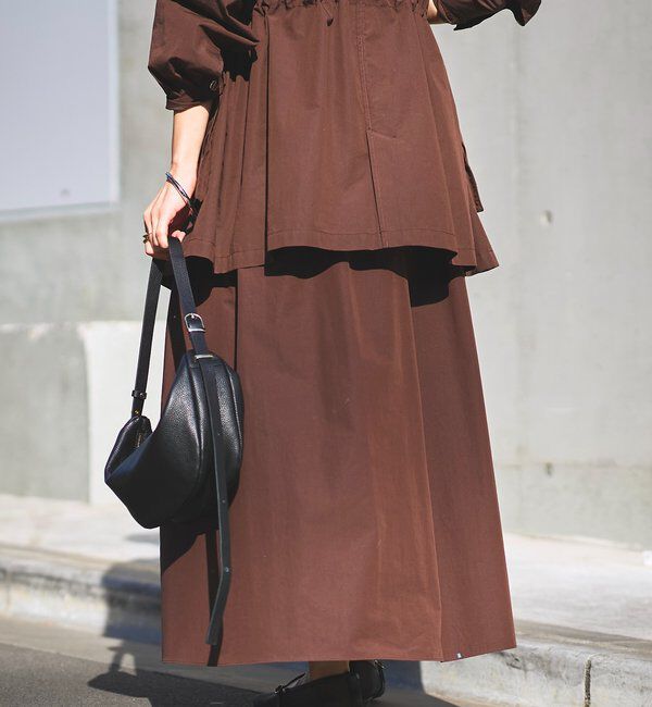  「予約【セットアップ対応可】フォルムギャザースカート」|スカート|