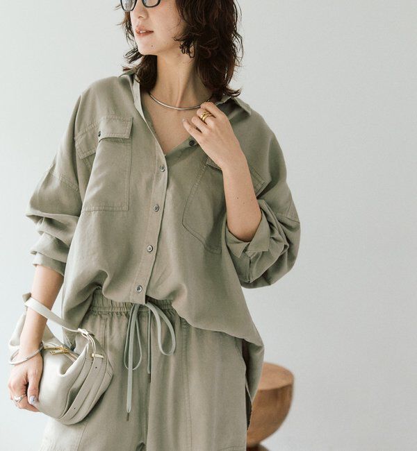  「予約【セットアップ可/新色追加】ガーメントダイワイドシャツ」|シャツ・ブラウス|