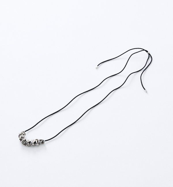  「【アレンジ自在】コード&times;チェーンスライドネックレス」|ネックレス|