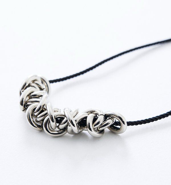  「【アレンジ自在】コード&times;チェーンスライドネックレス」|ネックレス|