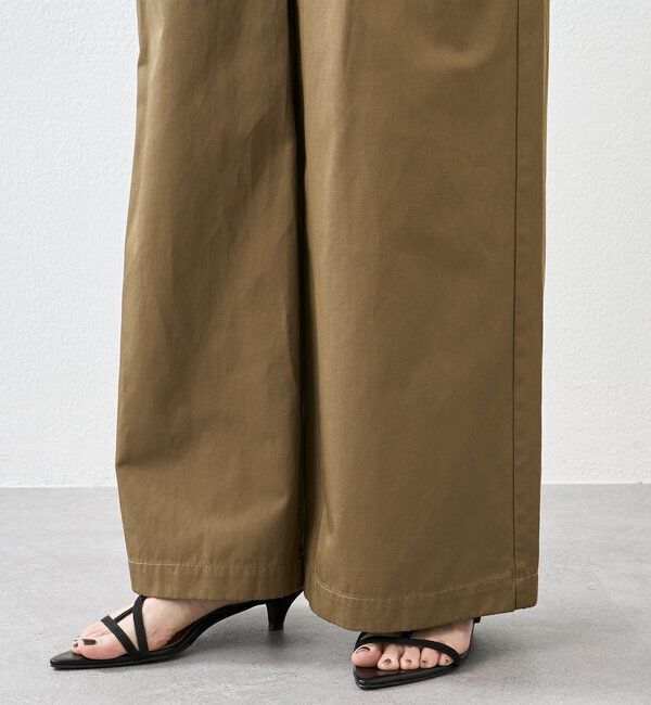  「予約【A・MONN(アモン)】スムースワイドパンツ」|その他|
