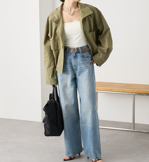  「予約【A・MONN(アモン)】addフロントナローデニム」|デニム|