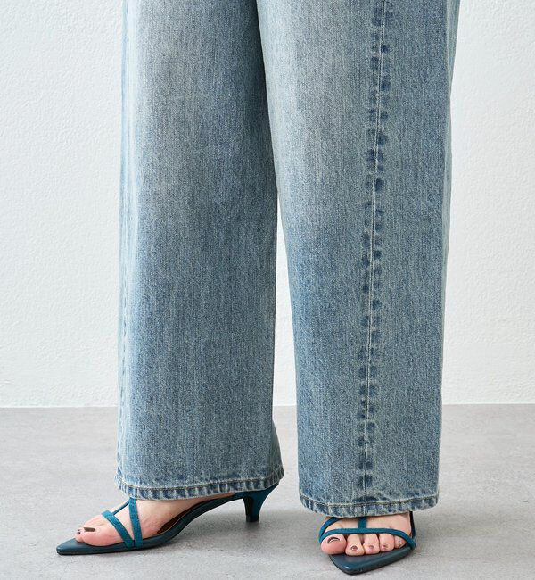  「予約【A・MONN(アモン)】addフロントナローデニム」|デニム|