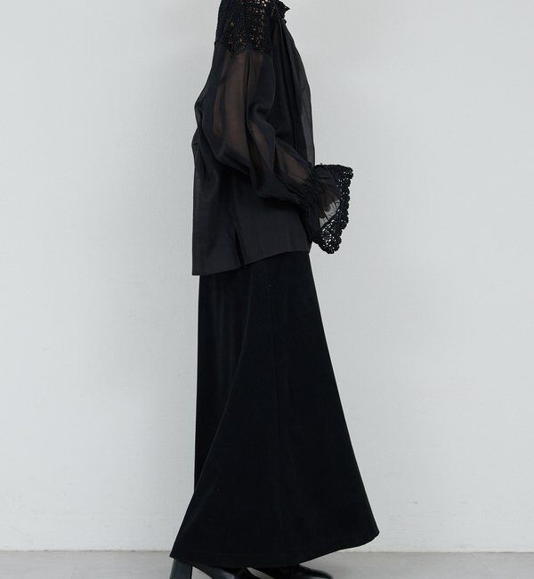  「【HERITANOVUM】 クロシェットシャツ」|シャツ・ブラウス|