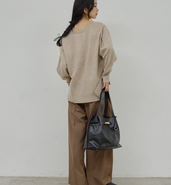  「【SACHIKOコラボ】2タックワイドパンツ」|チノ|