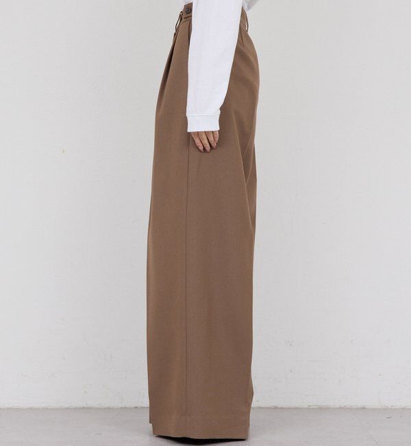  「【SACHIKOコラボ】2タックワイドパンツ」|チノ|