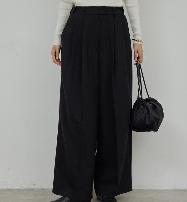  「【SACHIKOコラボ】2タックワイドパンツ」|チノ|