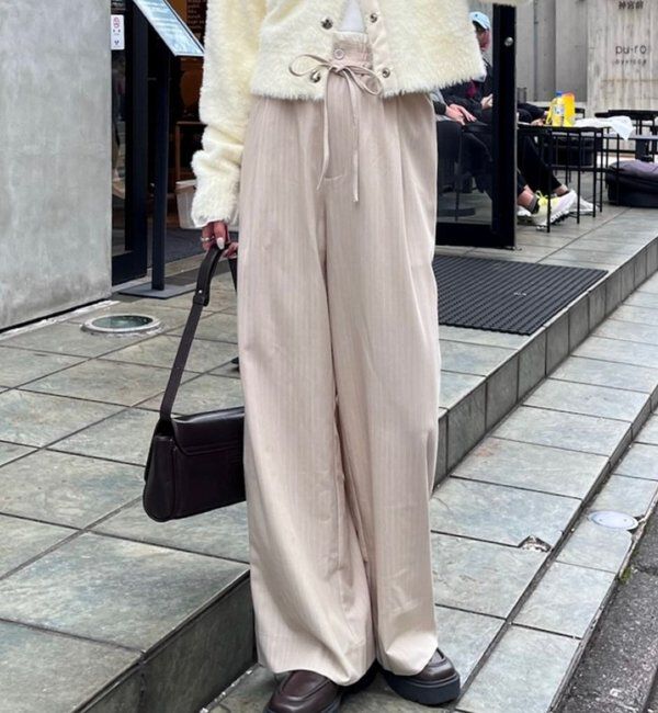  「Wベルトパンツ」|チノ|