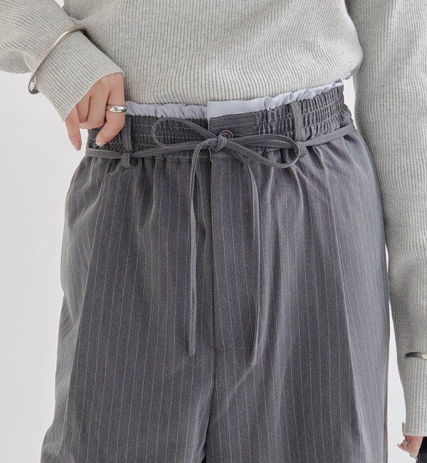  「Wベルトパンツ」|チノ|