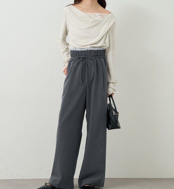  「Wベルトパンツ」|チノ|