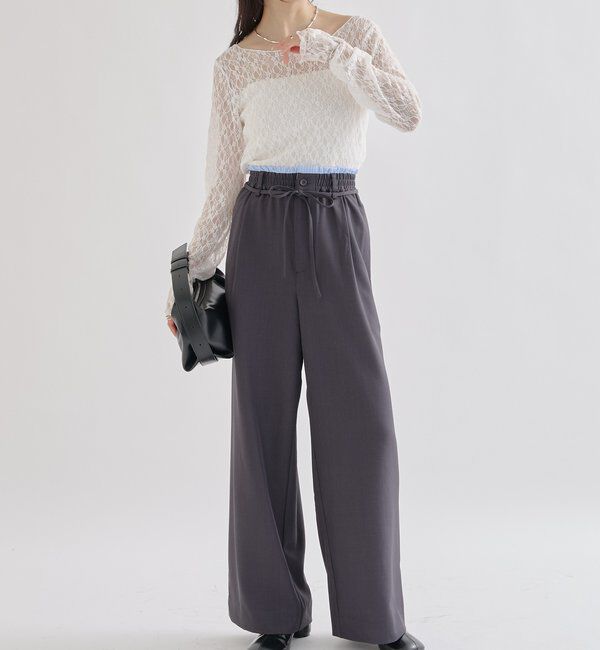  「Wベルトパンツ」|チノ|