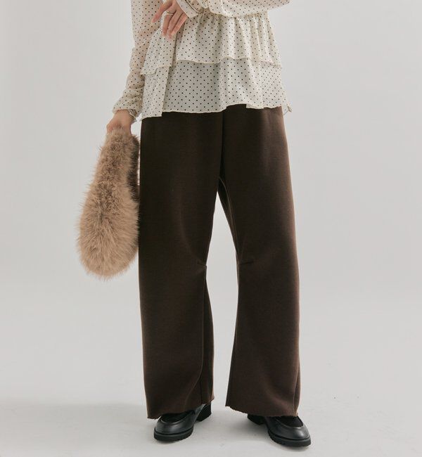  「【年間総売上1位！】裏起毛カーブスウェットパンツ」|チノ|