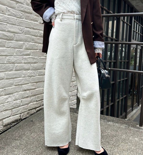  「【年間総売上1位！】裏起毛カーブスウェットパンツ」|チノ|