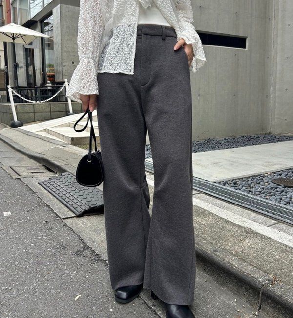  「【年間総売上1位！】裏起毛カーブスウェットパンツ」|チノ|