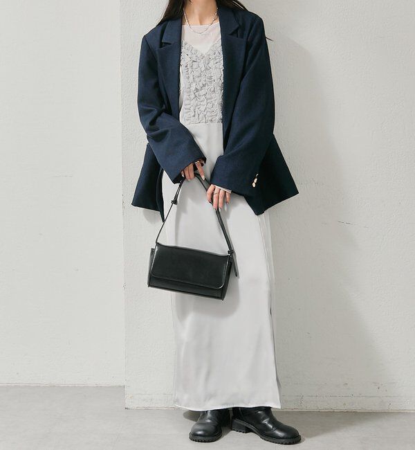  「フリルデザインキャミ ワンピース」|その他|