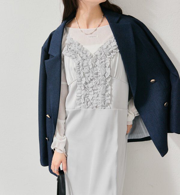  「フリルデザインキャミ ワンピース」|その他|