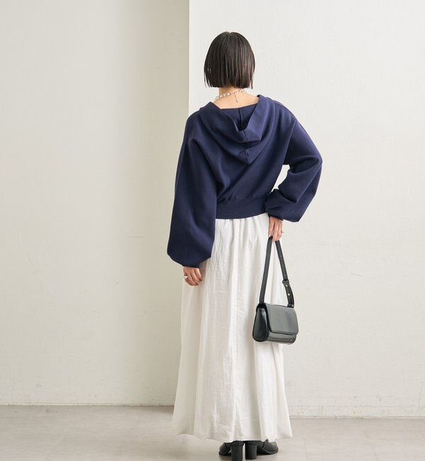  「フーディーニットショートパーカー」|パーカー|