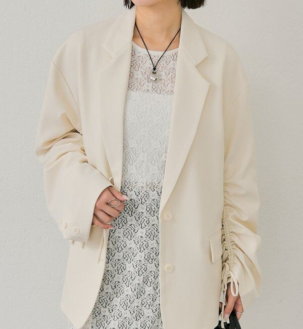  「ドロストスリーブテーラードジャケット」|テーラードジャケット|