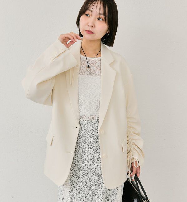  「ドロストスリーブテーラードジャケット」|テーラードジャケット|