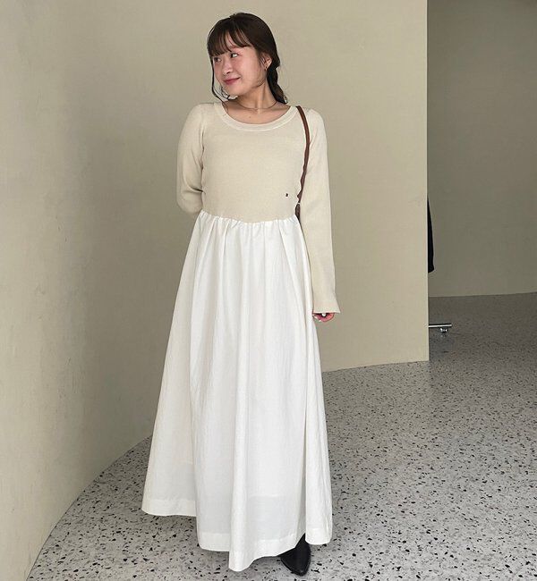  「【@__misa__03企画】プレート付きドッキングワンピース」|ワンピース|